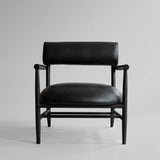 Nama Lounge Chair - Aniline leather black