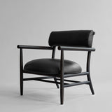Nama Lounge Chair - Aniline leather black