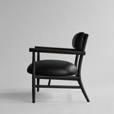 Nama Lounge Chair - Aniline leather black