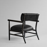 Nama Lounge Chair - Aniline leather black