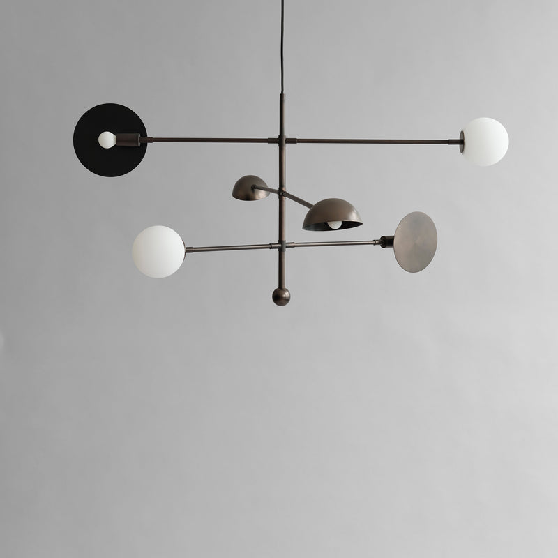 101 Copenhagen - Sahn Chandelier - Bronze (5m) - Chandelier