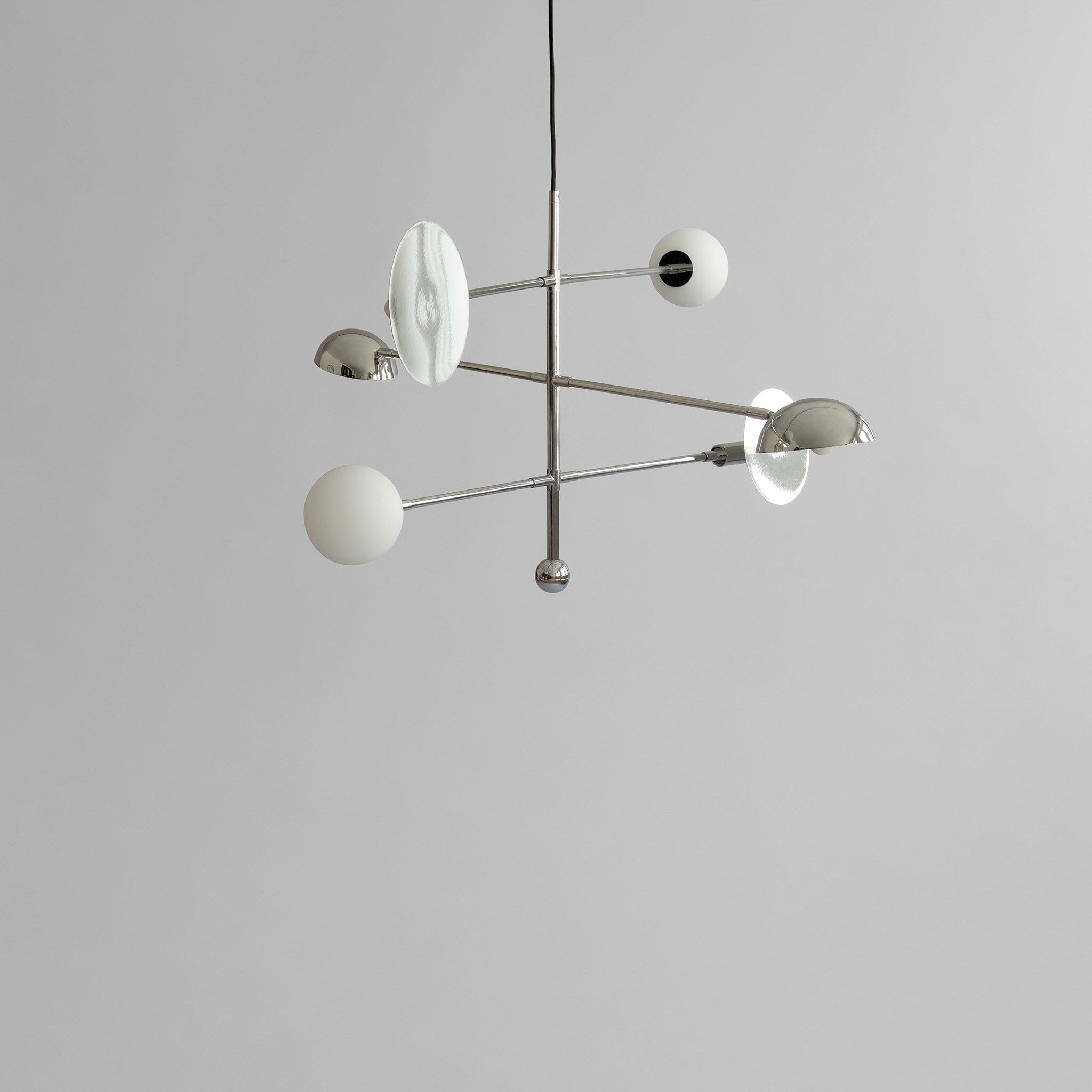 101 Copenhagen - Sahn Chandelier - Chrome (5m) - Chandelier
