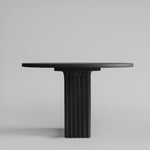 101 Copenhagen - Arc Dining Table, Ø120 - Coffee Black Oak - Dining Table
