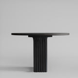 101 Copenhagen - Arc Dining Table, Ø120 - Coffee Black Oak - Dining Table
