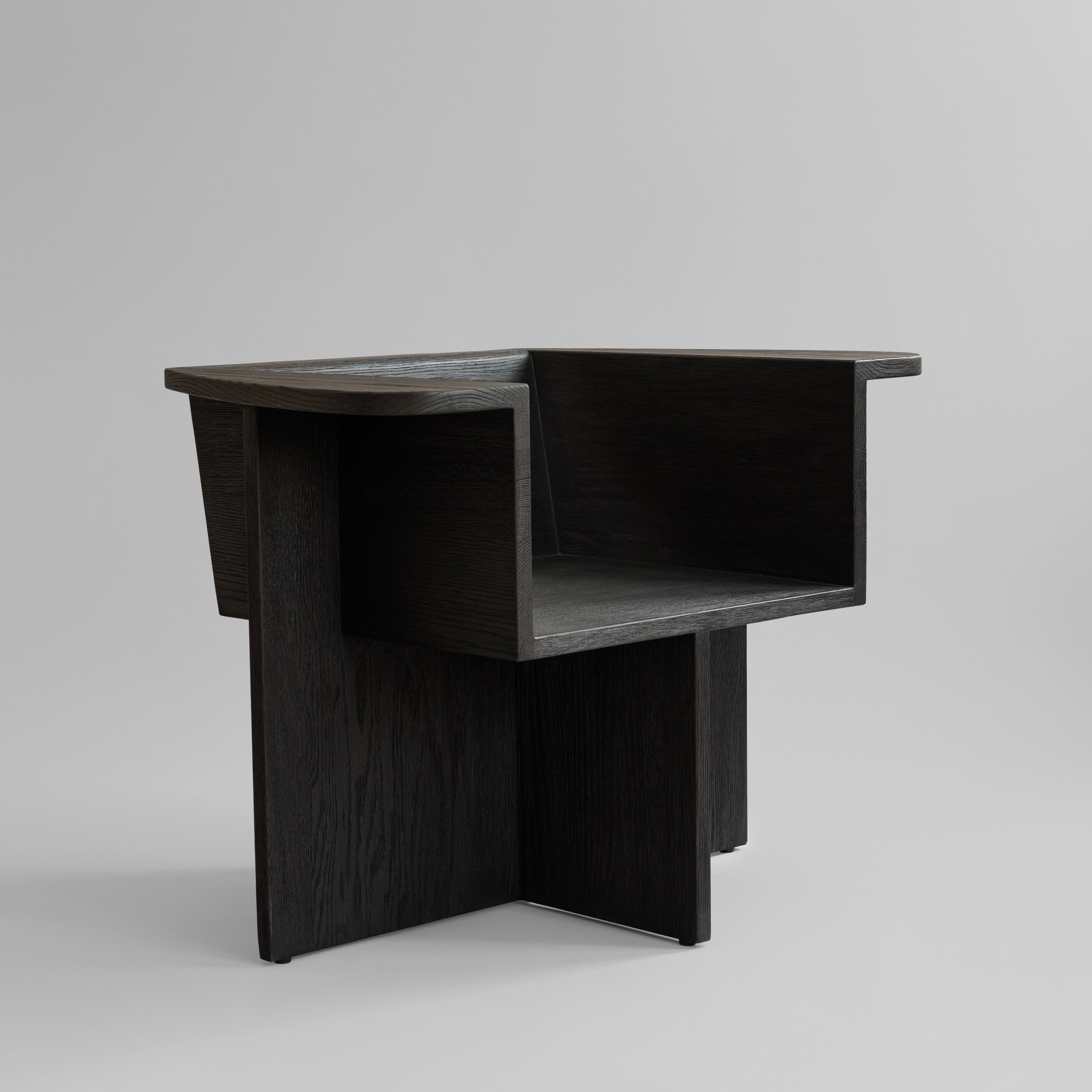 101 Copenhagen - Brutus Lounge Chair - Coffee Black Oak - Lounge Chair