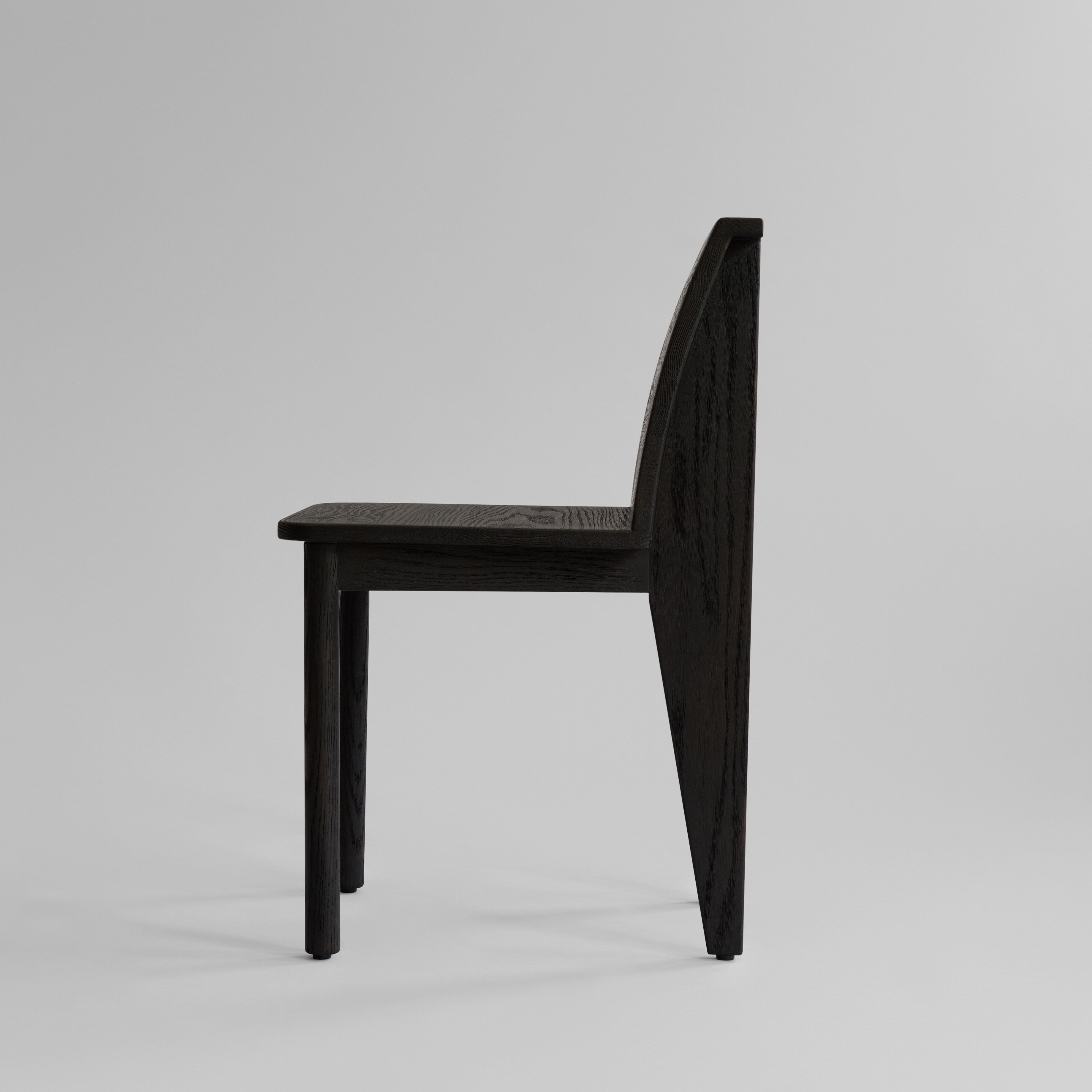 101 Copenhagen - Brutus Slim Dining Chair - Coffee Black Oak - Dining Chair