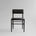 101 Copenhagen - Nama Dining Chair, Coffee Black  - Aniline leather black - Dining Chair