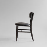 Nama Dining Chair, Coffee Black  - Aniline leather black