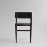 Nama Dining Chair, Coffee Black  - Aniline leather black