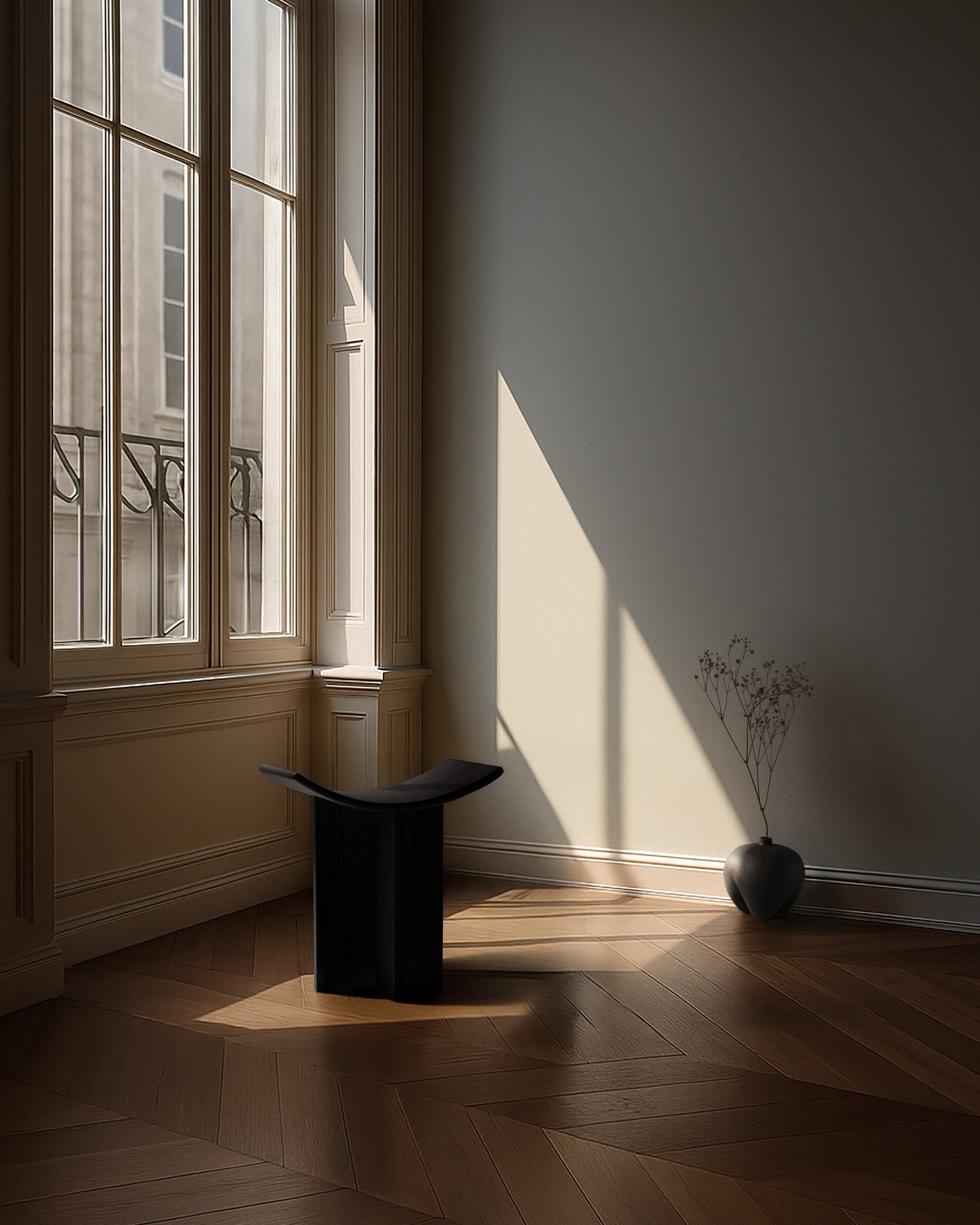 101 Copenhagen - Brutus Stool - Coffee Black Oak - Stool