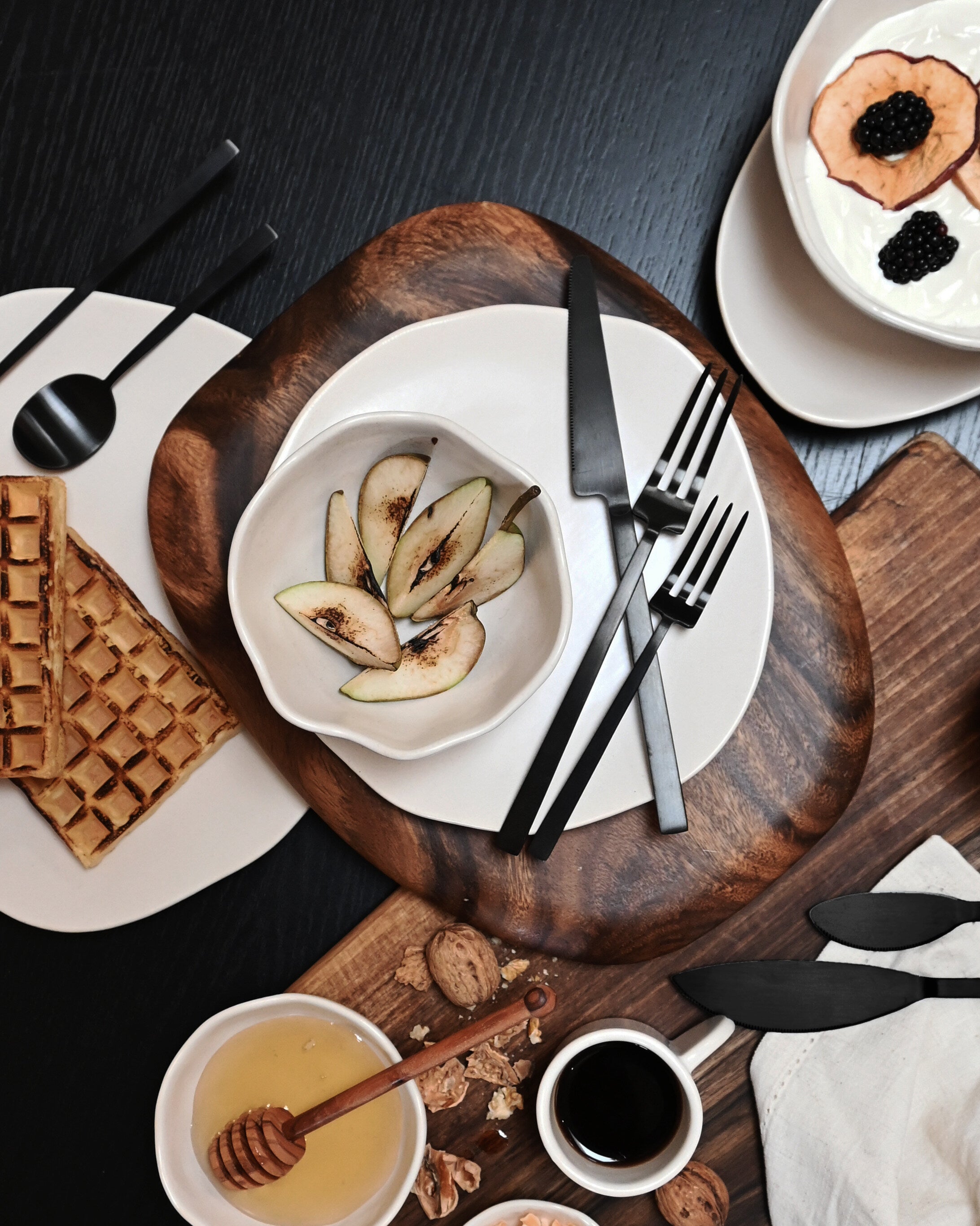 Native Oval Tray Set - Birch | Stoneware | 101 Copenhagen