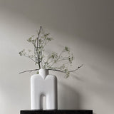 Cobra Vase Tall, Medio - Bubble White