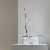 Cobra Vase Fat, Medio - Bubble White