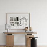 Pillar Table, Tall - Burned Black