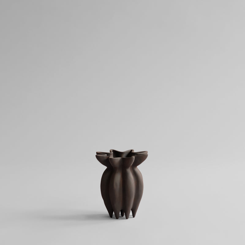 101 Copenhagen - Lotus Vase, Petit - Coffee - Vase