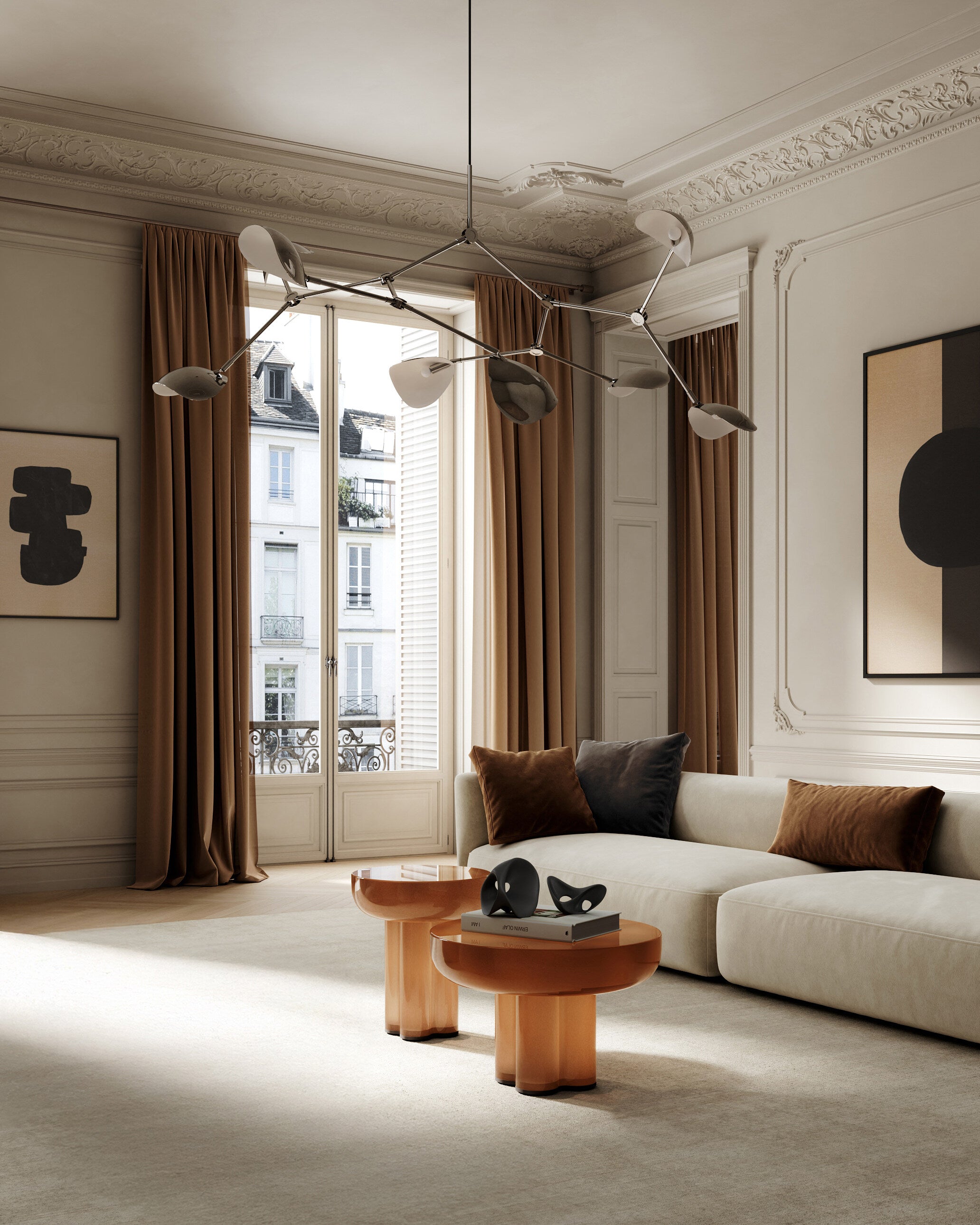 101 Copenhagen - Crown Table, Low - Caramel - Coffee Table