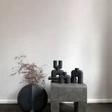 Cobra Vase Tall, Mini - Black