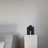 Cobra Vase Tall, Mini - Black