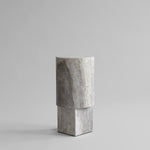 101 Copenhagen - Column Table - Silver Travertine - Coffee Table