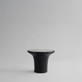 101 Copenhagen - Trumpet Table, Low - Silver Travertine - Coffee Table