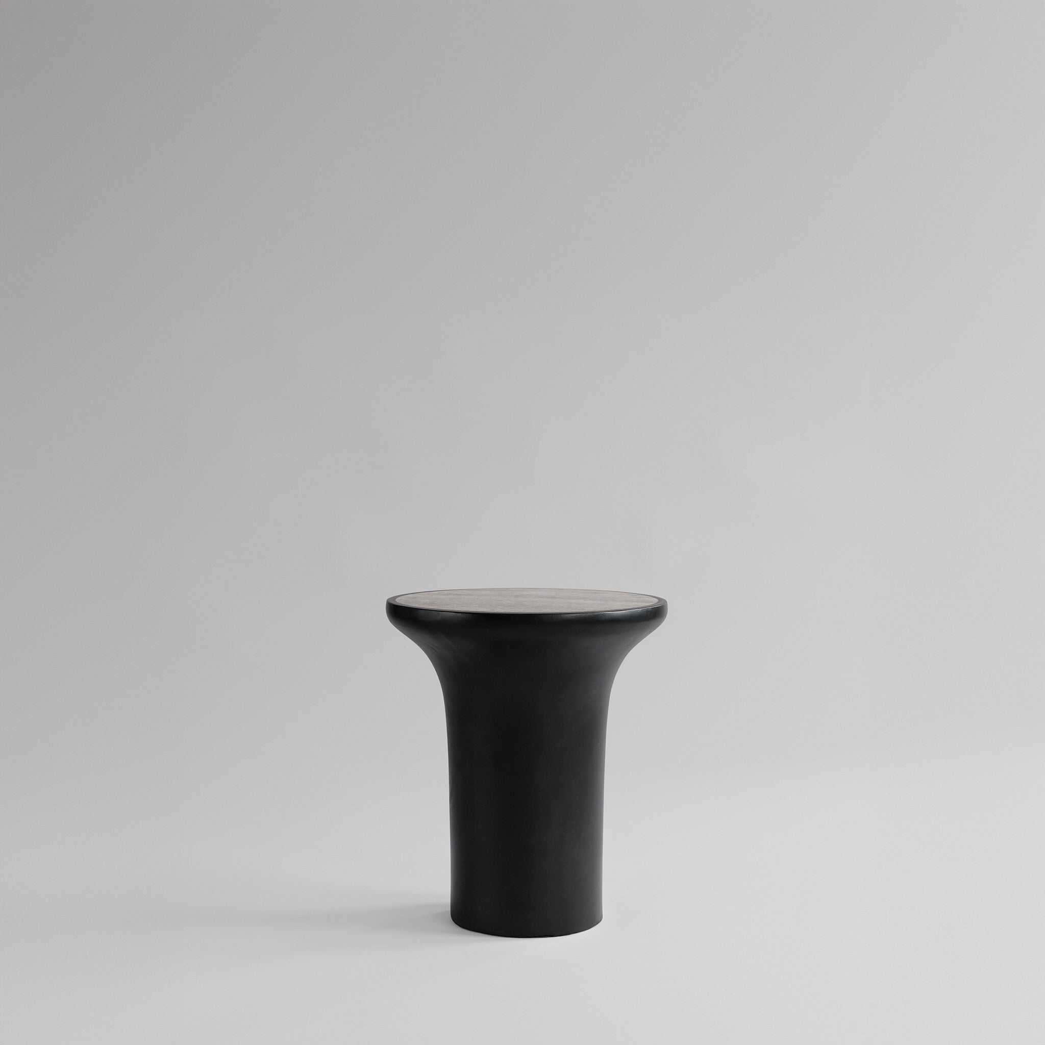 101 Copenhagen - Trumpet Table, Tall - Silver Travertine - Coffee Table