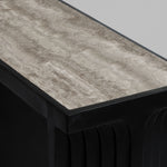 101 Copenhagen - Arc Console - Silver Travertine - Console