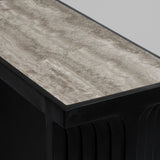 101 Copenhagen - Arc Console - Silver Travertine - Console