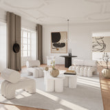 101 Copenhagen - Big Foot Table, Tall - Bone White - Coffee Table