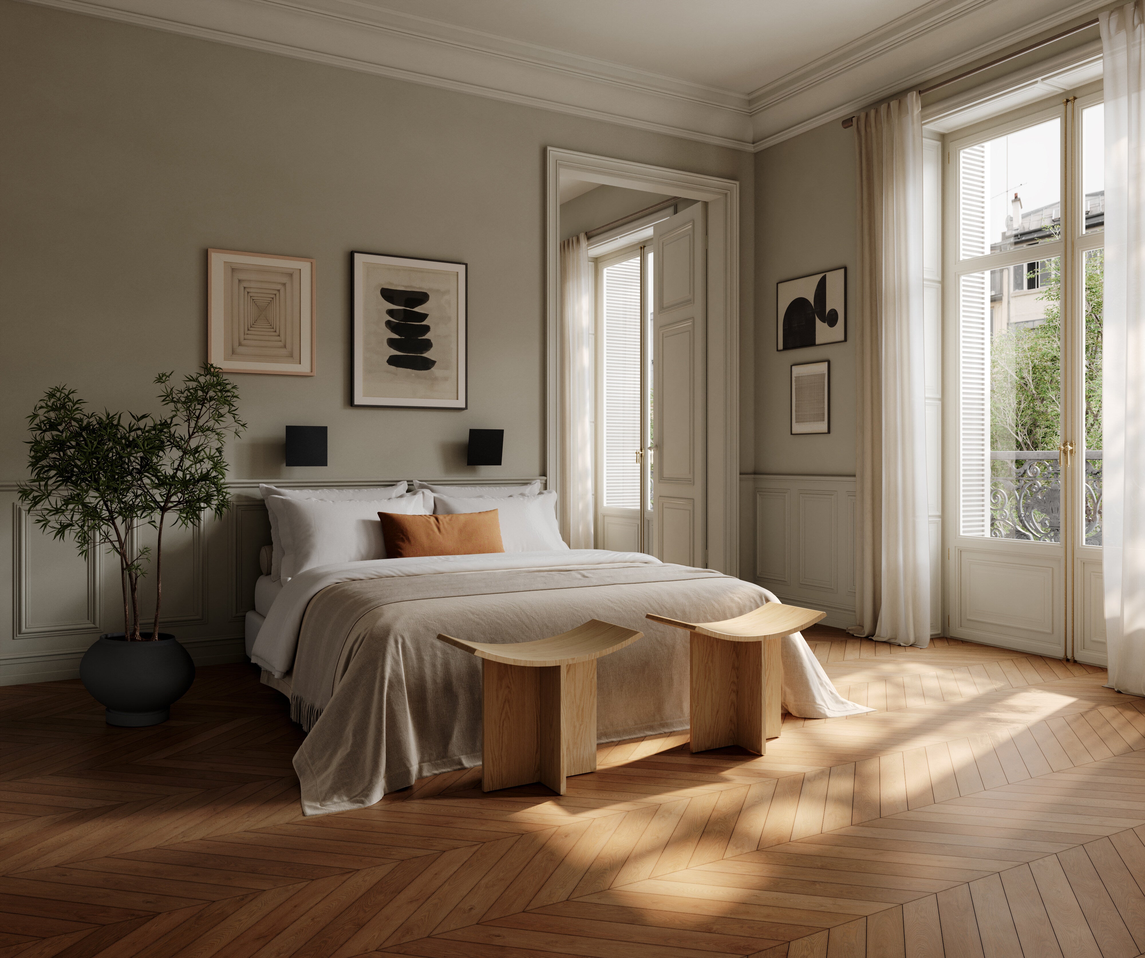 101 Copenhagen - Brutus Stool - Natural Oak - Stool