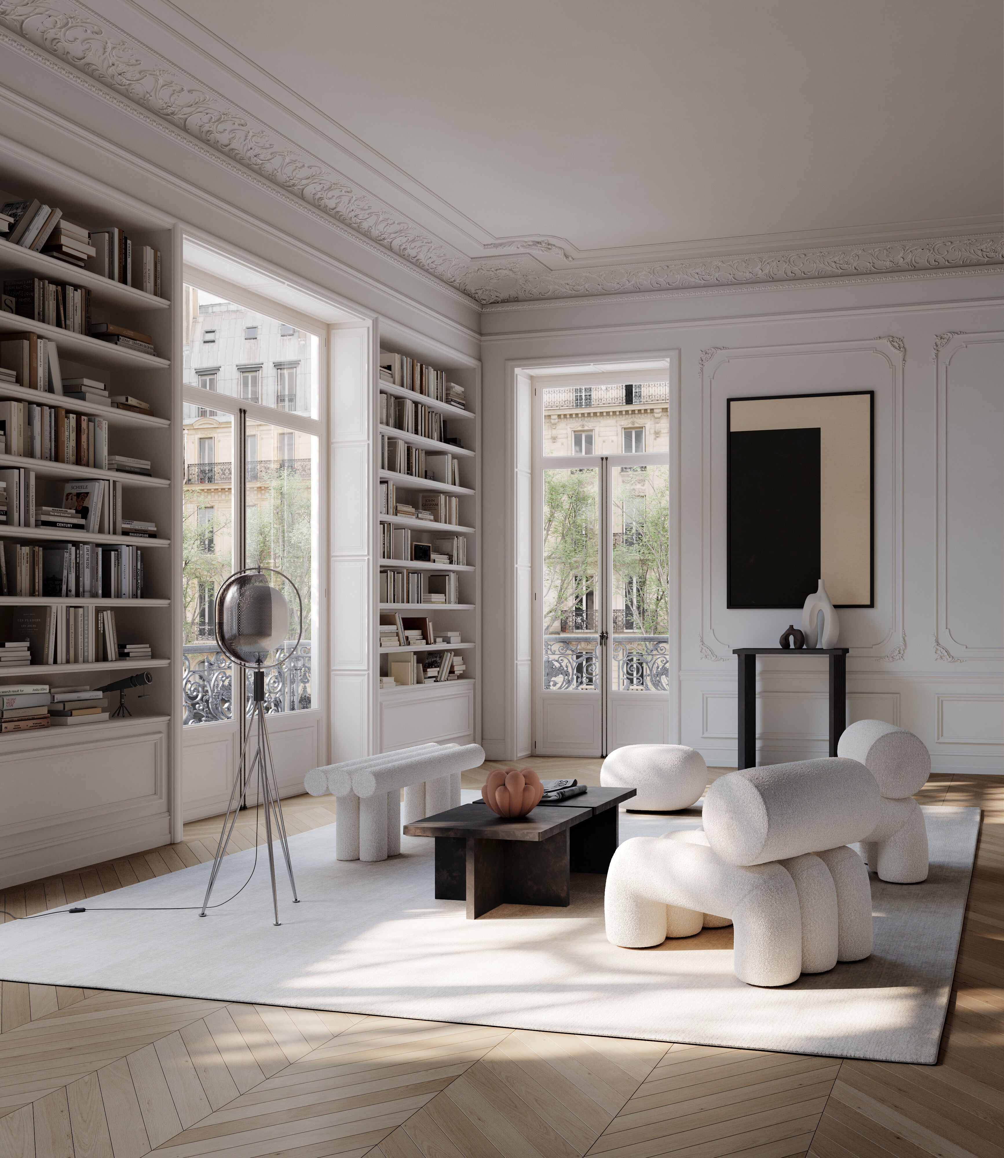 101 Copenhagen - Pearl Floor Lamp - Chrome - Floor Lamp