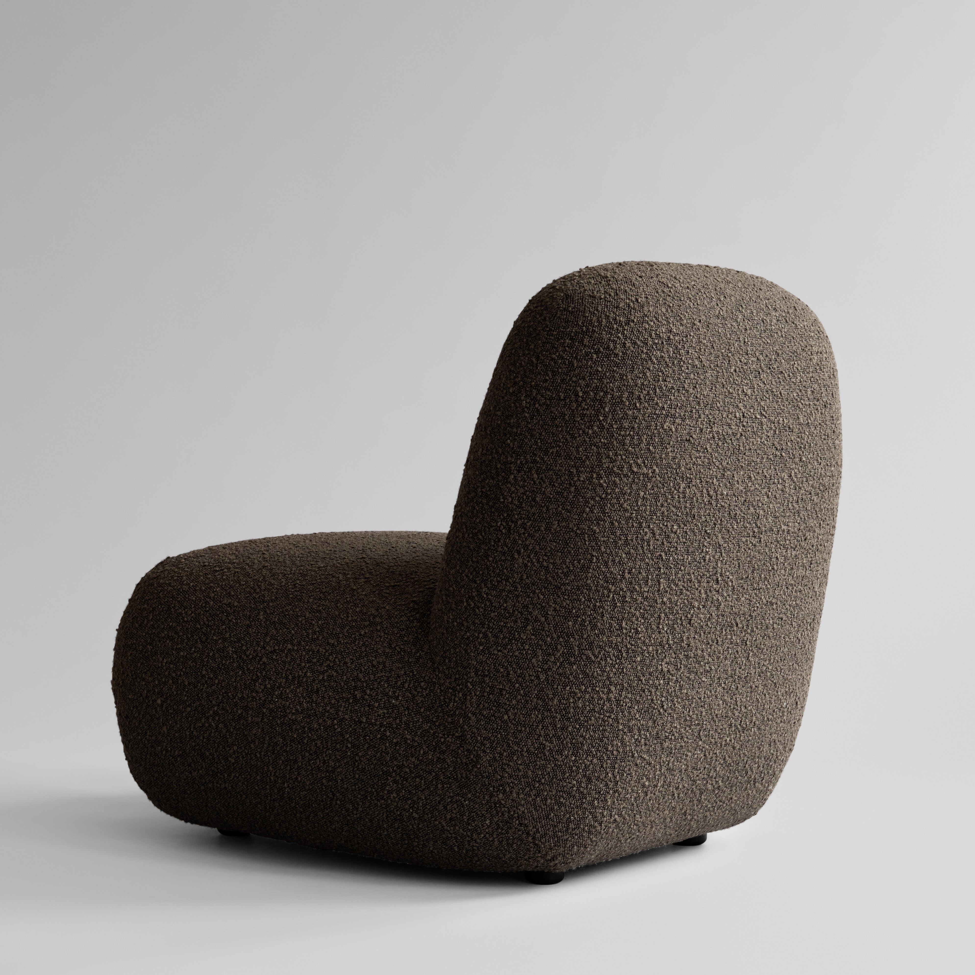 101 Copenhagen - Toe Chair, Flat - Deep Taupe - Lounge Chair