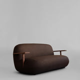Toe Sofa - Classic Brown Oak / Dark Brown