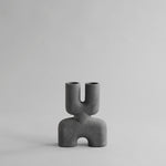 101 Copenhagen - Cobra Vase Double, Mini - Dark Grey - Vase