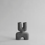 101 Copenhagen - Cobra Vase Double, Mini - Dark Grey - Vase