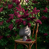 Sphere Vase Square, Big - Dark Grey