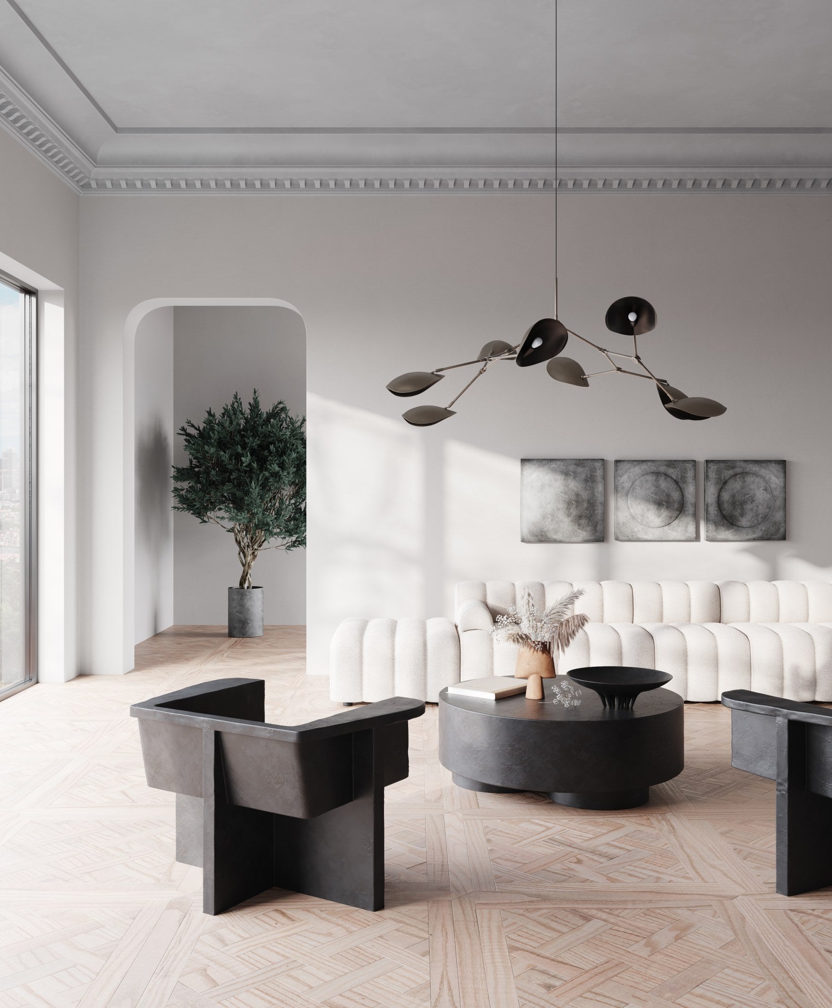 101 Copenhagen - Sculpt Art, Shield - Dark Grey - Archive
