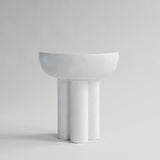 101 Copenhagen - Crown Table, Tall - Bone White - Coffee or Side Table