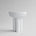 101 Copenhagen - Crown Table, Tall - Bone White - Coffee or Side Table
