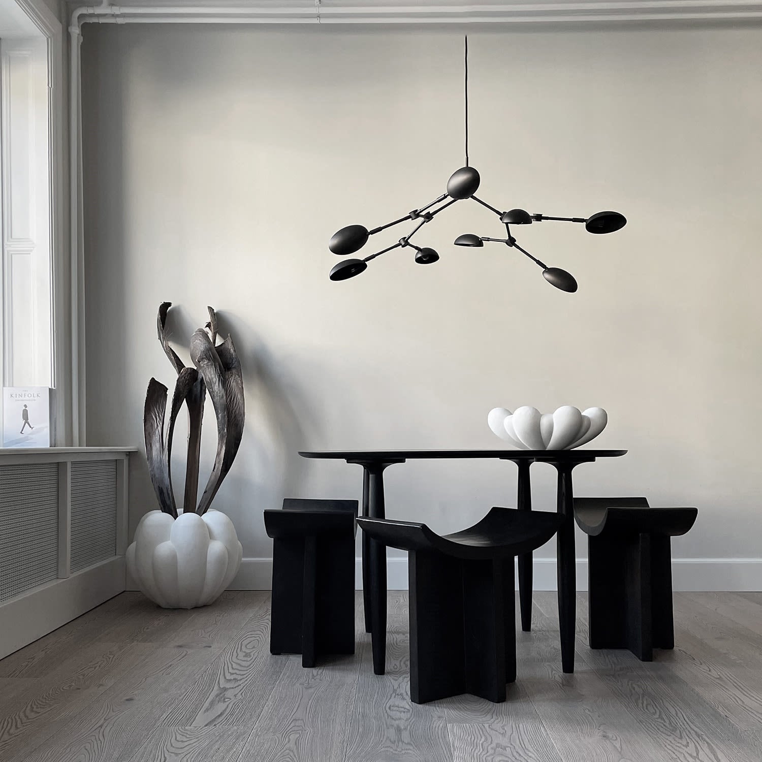 101 Copenhagen - Drop Chandelier, Mini - Bronze (5m) - Chandelier