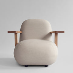 101 Copenhagen - Toe Chair Armrest - Teak / Warm Ash - Lounge Chair