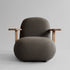 101 Copenhagen - Toe Chair Armrest - Teak / Stone Gray - Lounge Chair