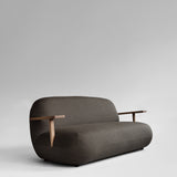 Toe Sofa - Teak / Stone Gray