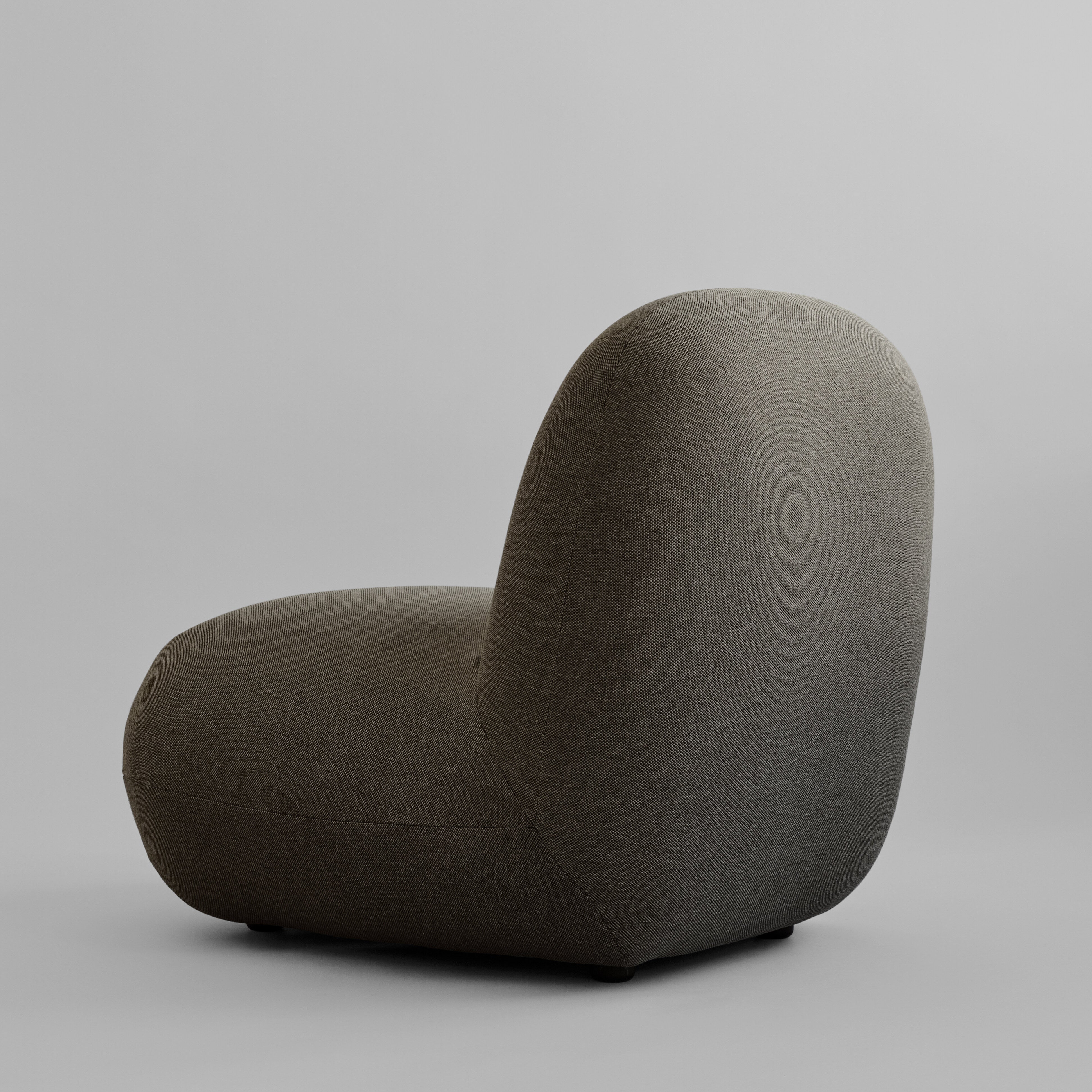 101 Copenhagen - Toe Chair, Flat - Stone Gray - Lounge Chair