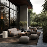 Toe Ottoman - Stone Gray