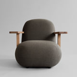 101 Copenhagen - Toe Chair Armrest - Teak / Stone Gray - Lounge Chair