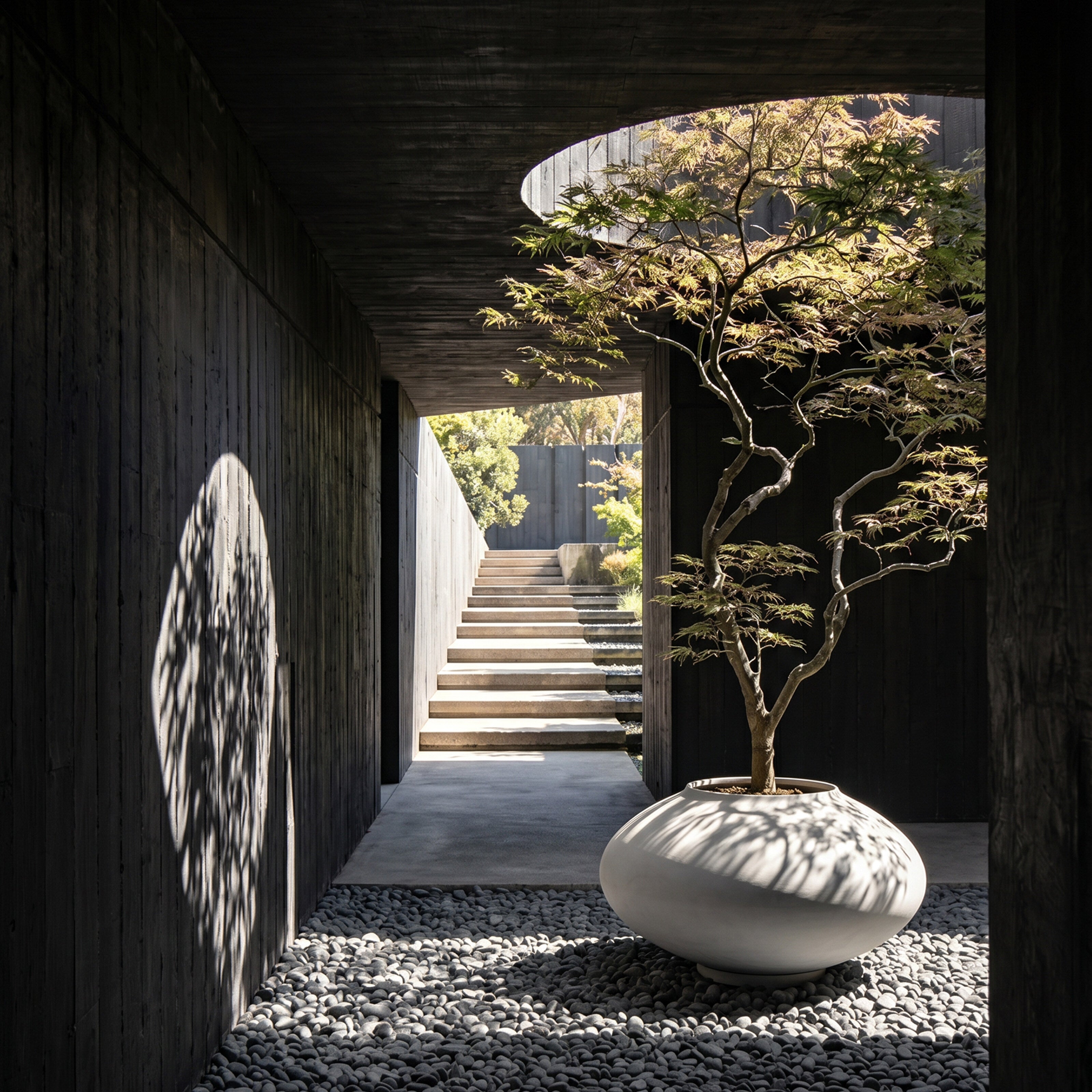 Sunao Plant Pot, Ellipse, Giant  - Birch