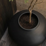 101 Copenhagen - Sunao Plant Pot Ellipse, Giant - Black - Plant Pot