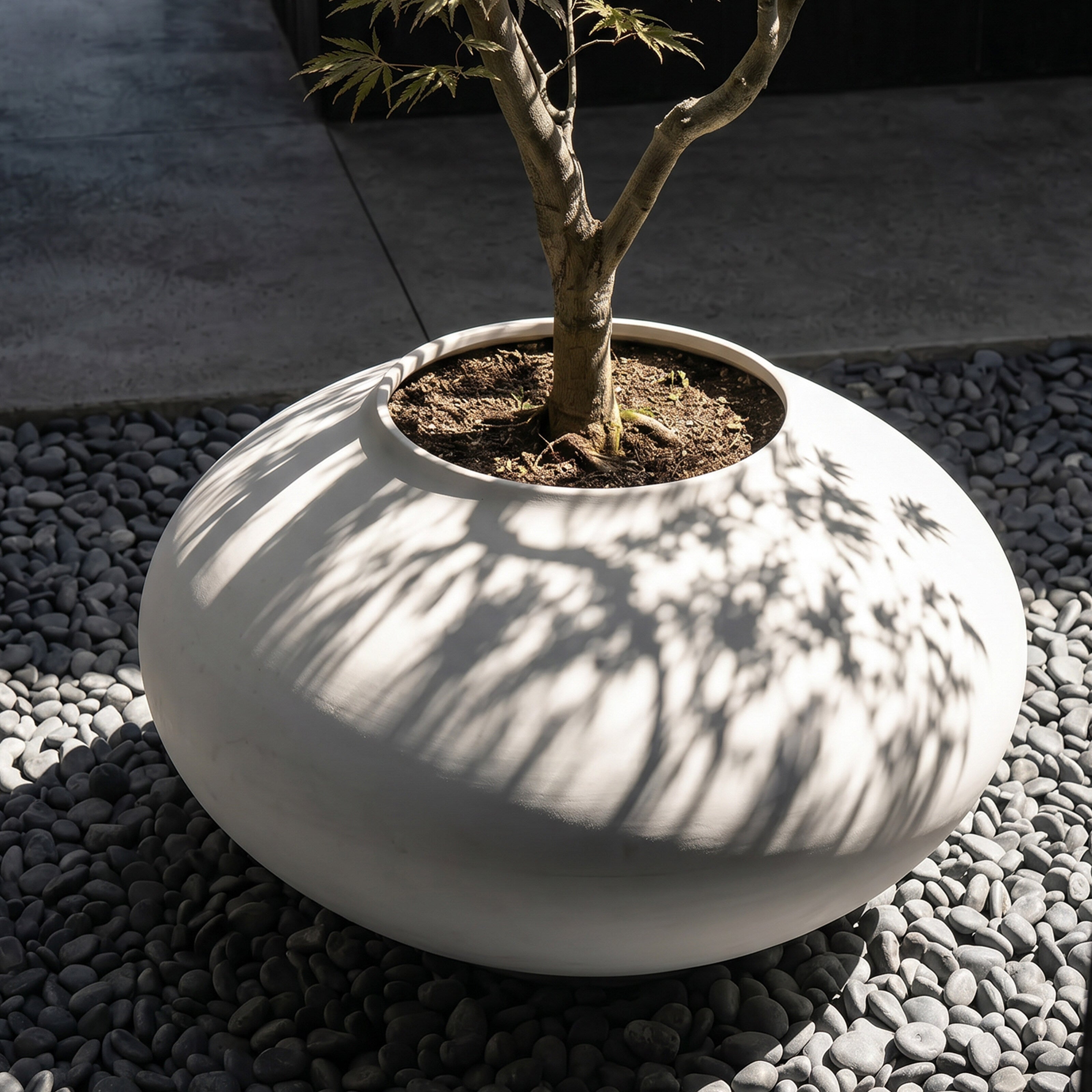 Sunao Plant Pot, Ellipse, Giant  - Birch