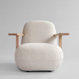 101 Copenhagen - Toe Chair Armrest - Natural Oak / Off White - Lounge Chair