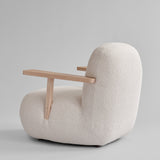 101 Copenhagen - Toe Chair Armrest - Natural Oak / Off White - Lounge Chair